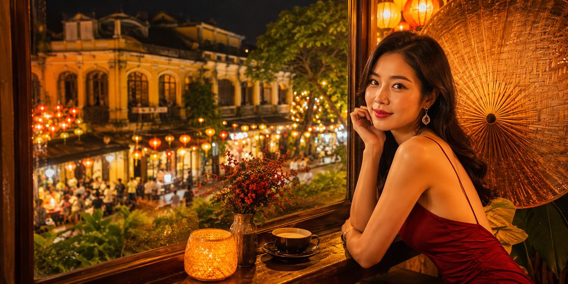 Người dùng Hà Nội tra cứu hướng dẫn cá cược trên điện thoại tại quán cà phê