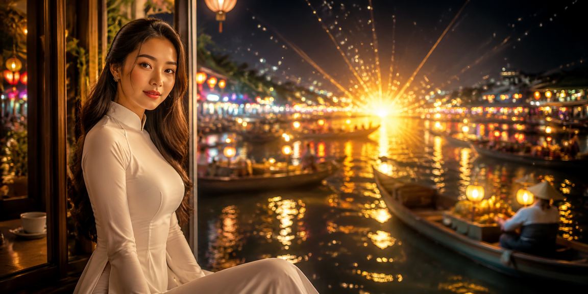 Không khí casino trực tuyến tại Nha Trang với áo dài truyền thống Việt Nam
